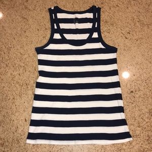 Gap Striped Navy Tank Top